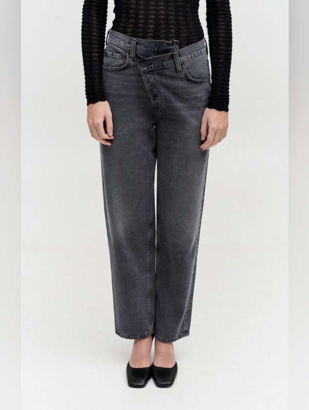 Agolde Criss Cross Jeans Black W32 L30